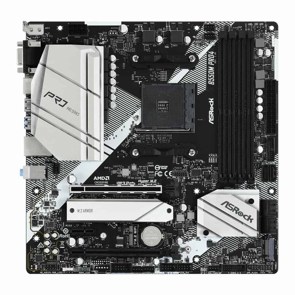 ASRock B550M Pro4 Refurbished Micro-ATX Motherboard